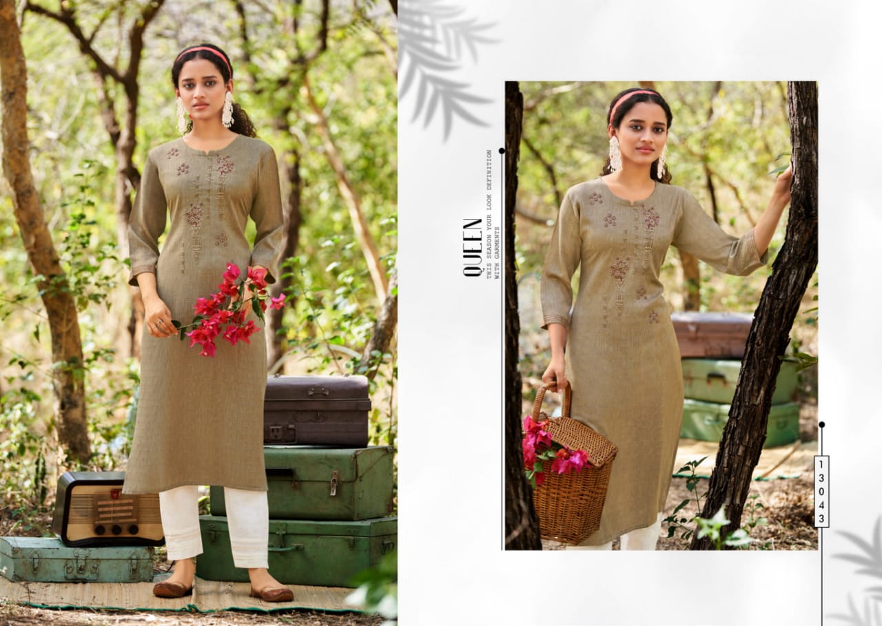 Kalaroop Mentos Designer Fancy Ethnic Wear Rayon Embroidery Kurti Collection